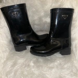 Prada rain boots